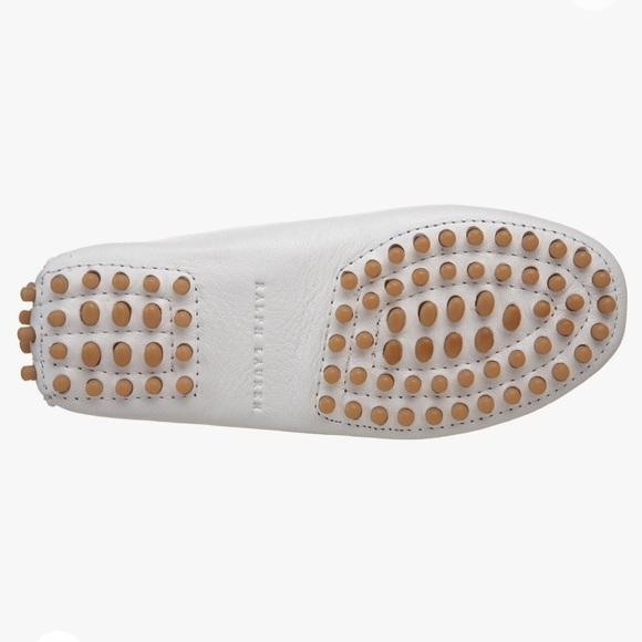 Ralph Lauren Toddler Girls Laine Driver Slip-on White Napa Leather Shoe Size 6 - Picture 3 of 7